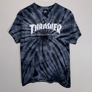 Thrasher Logo T Shirt Tee - Men’s/Unisex - Size Medium M - Tie Dye